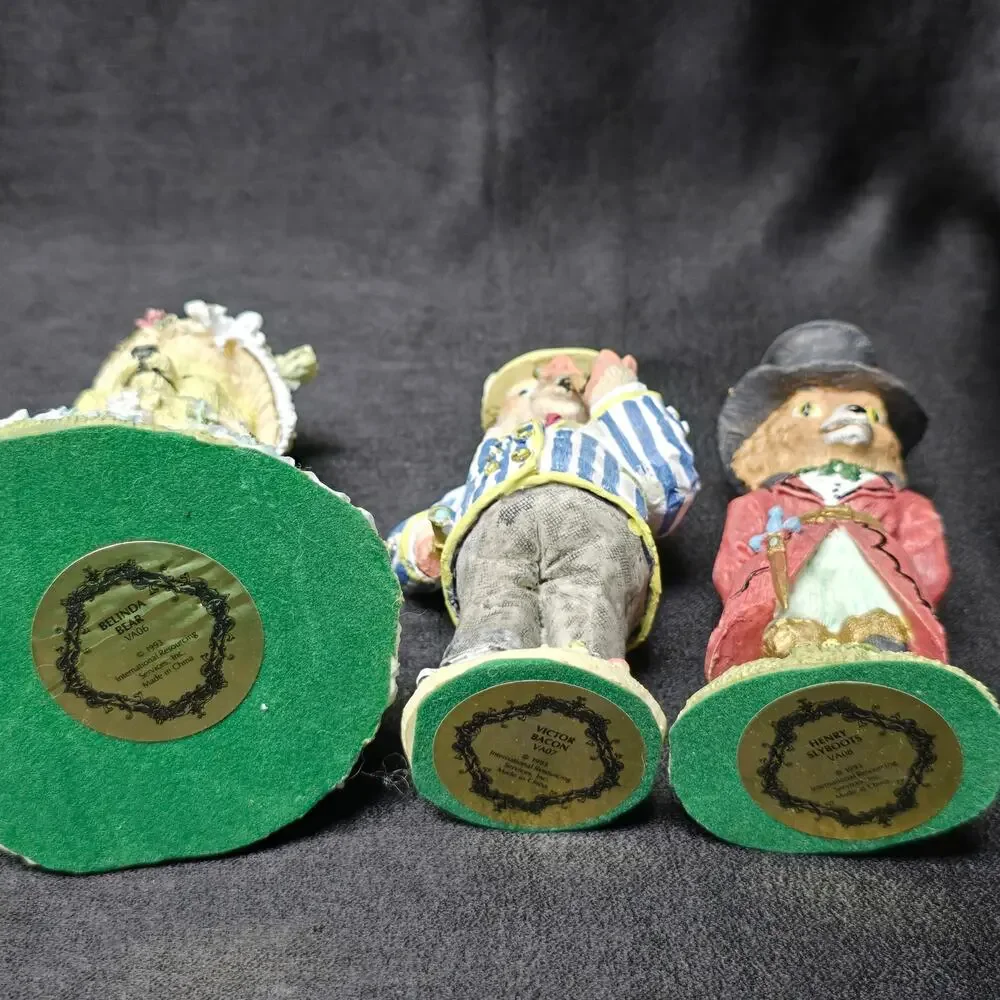 The Victorian Collection Easter Figurines Set of 8 Animal Characters VA01 - VA08